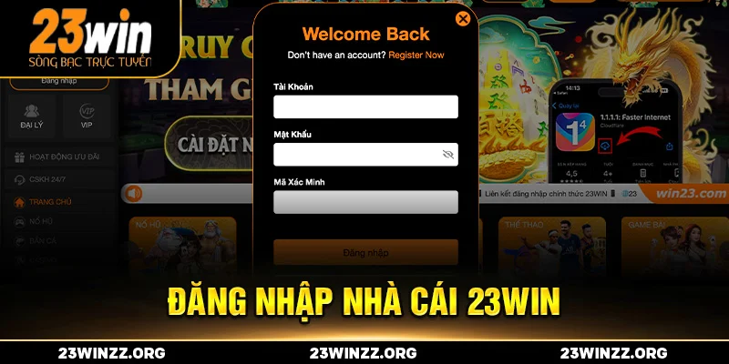 đăng nhập nhà cái 23win