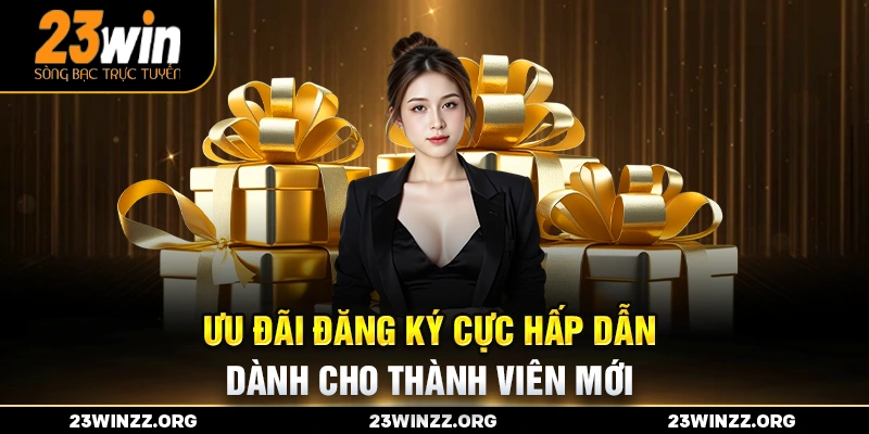 Ưu đãi đăng ký cực hấp dẫn dành cho thành viên mới