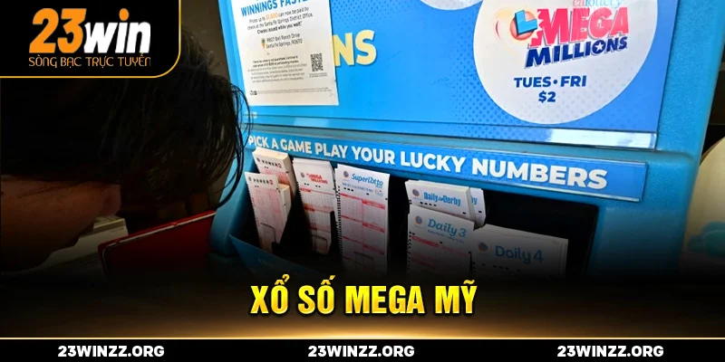 xổ số mega mỹ tại 23win